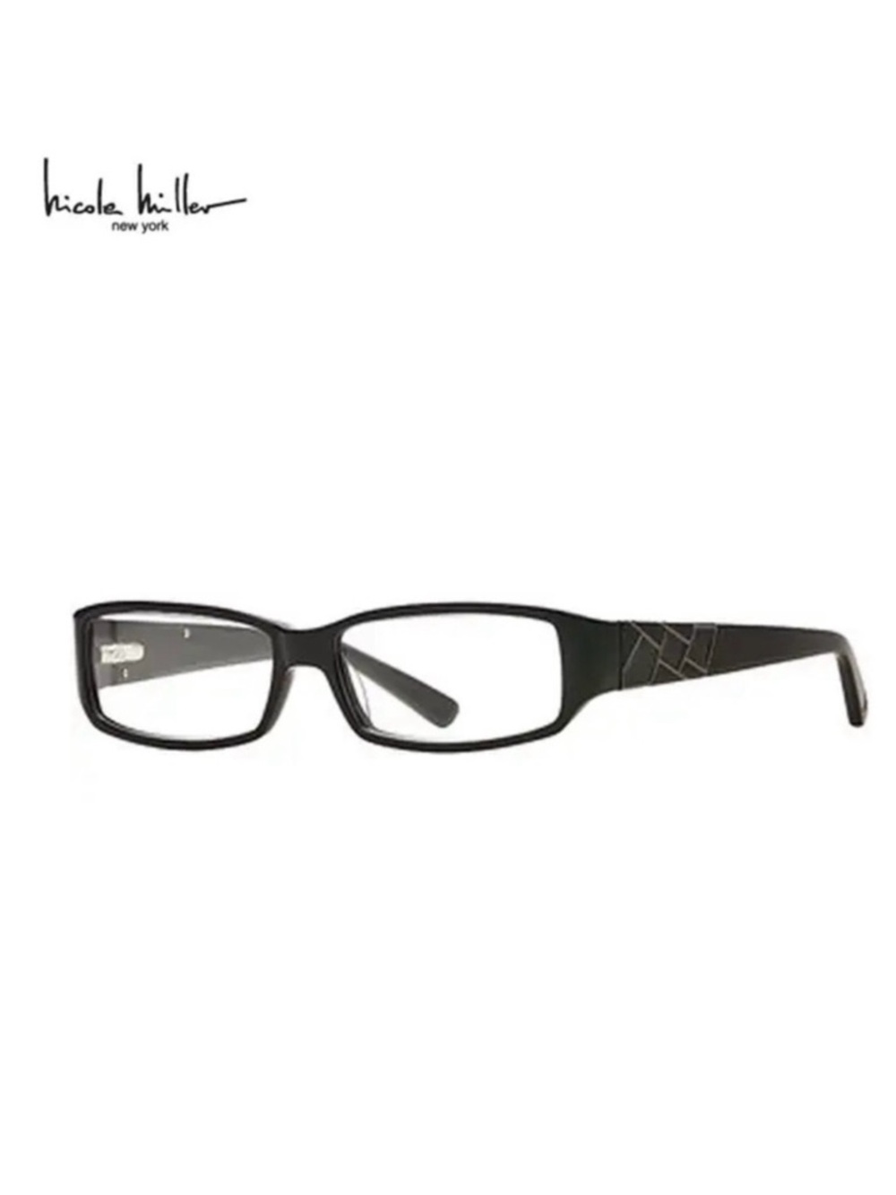Nicole Miller Synthes-Eyes Black Glasses
Size: 54-15-135 mm